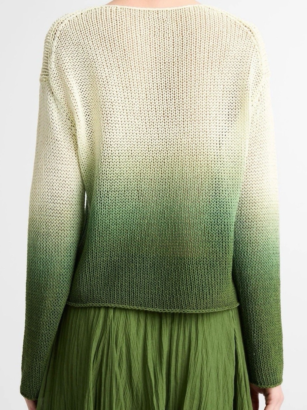 Vince Dip Dye Cotton Blend Sweater Size XS - Picture 2 of 6